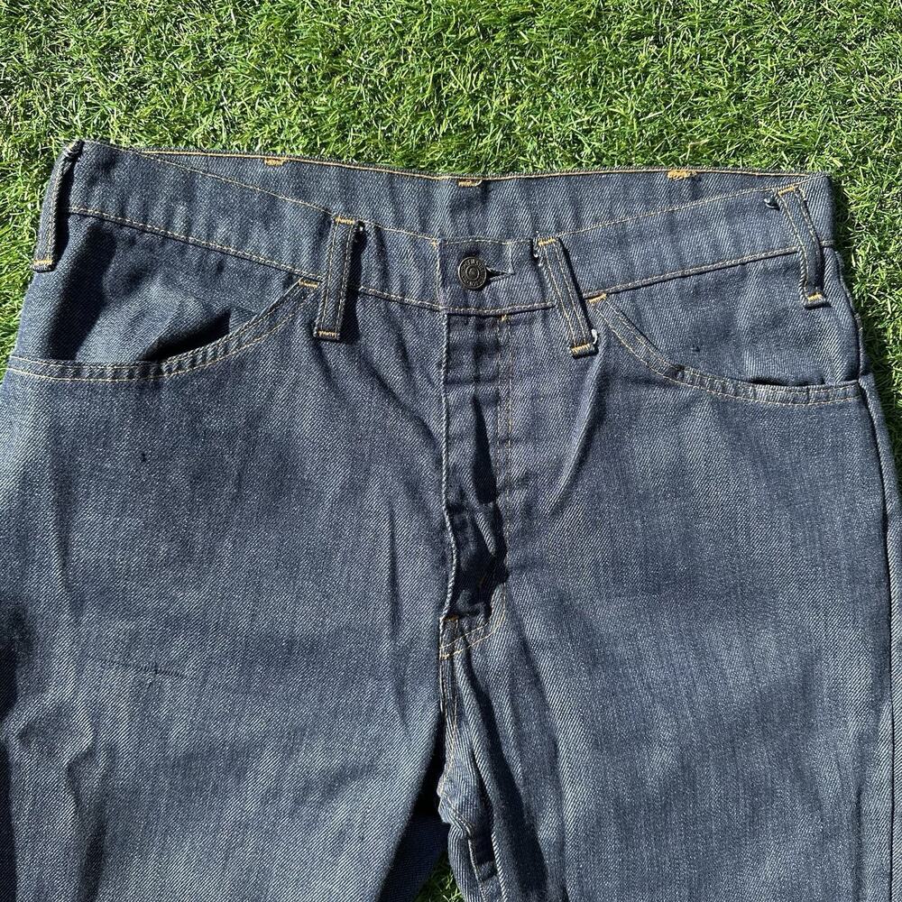 Vintage 1974‎ Levi 646 Jeans 32 x 29.5 Big E Denim 646-1918 Dark Wash - Picture 6 of 14